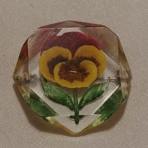 🌺2/$25 or 5/$50 Lucite Pansy Brooch